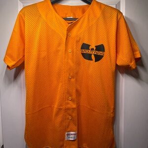 Wu-Tang Clan Men's Orange Mesh Jersey